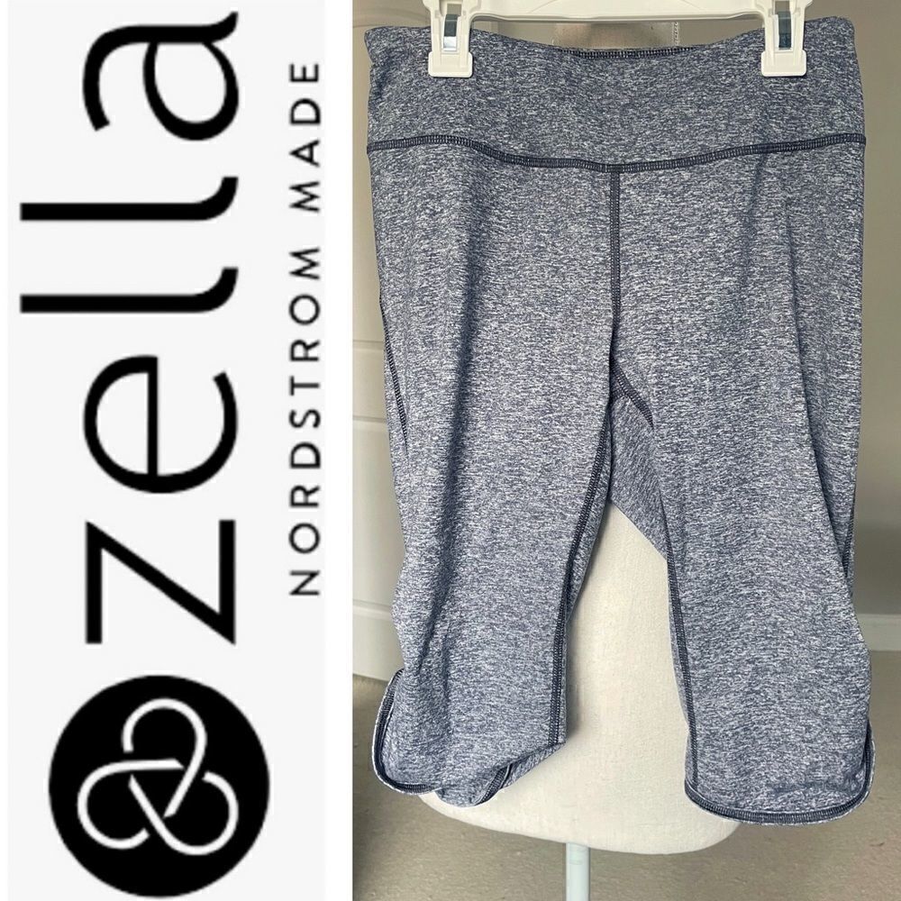Zella Purple Space-dye Capris 